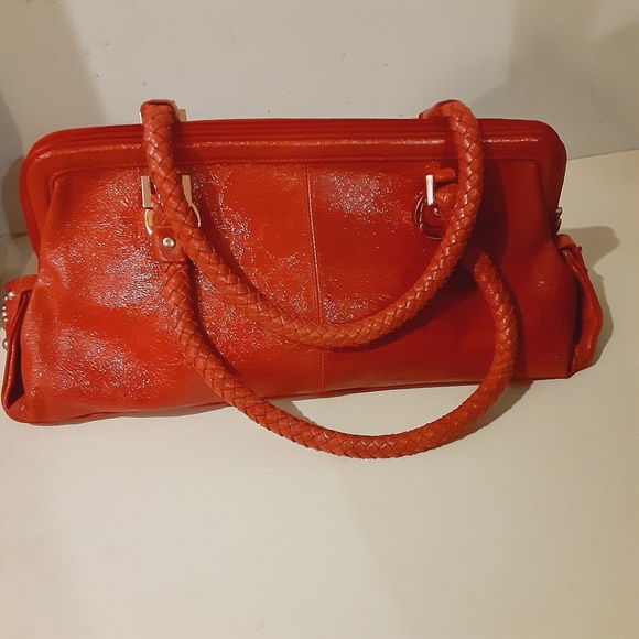 THE ITALIAN COLLECTION LA GIOE DI TOSCANA BY SHARON GIOE LEATHER HANDBAG - Picture 12 of 16